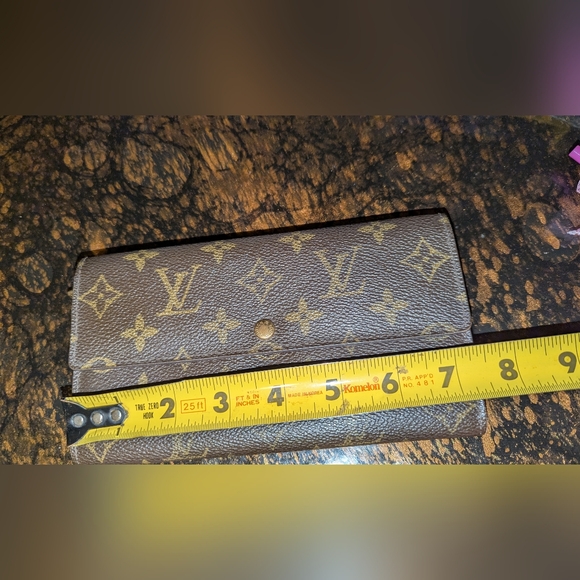 Louis Vuitton Sarah Monogram Wallet with COA Brown VGUC - Picture 4 of 16
